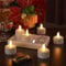 Glowtink Rechargeable Tea Lights, 6pcs LED Tea Lights with Remote Timer, Rechargeable Tealight Candles with Charging Base for Home Halloween Christmas Party Decor