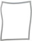 Masterpart Freezer Door Seal To Fit Beko CCFH1685W, CNP1601ES,CXFG1685DS Fridge Freezers