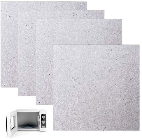 XPEX 4 piezas 13X13CM placa mica microondas mica microondas placa de mica para microondas Placa de Mica para Ondas para Microondas para Horno Microondas Hoja de Mica Cortable de la Guía de Onda
