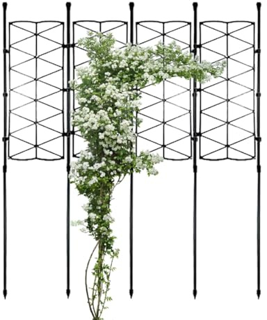 Genérico Garten-Spalier für Weinreben, Gartenrahmen, Gartenzubehör, Gartenspalier, für Gurken, Tomaten, Clemanen, Morgenglorien, Rosen