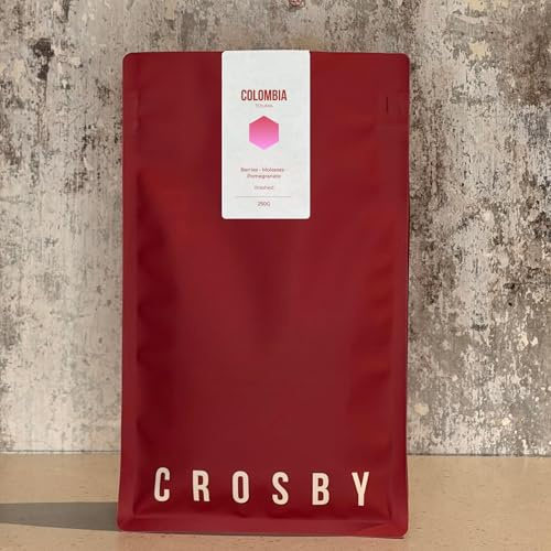 Crosby Coffee Roasters Colombia, Planadas Single Origin, 100% Arabica Speciality Coffee - Medium Roast, Whole Bean, 1kg