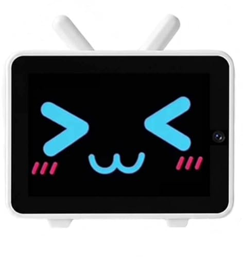 Vjsujehgy Robot TV AI XiaoZhi con Schermo LCD da 3,5 Pollici, 10 in 1, Fotocamera da 5 MP, Doppio Microfono, Orologio Meteo, Robot per Chat per Scheda di Sviluppo -.