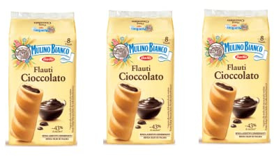 24x Mulino Bianco Kuchen mit Schokolade Flauti 35g kekse schoko riegel snack