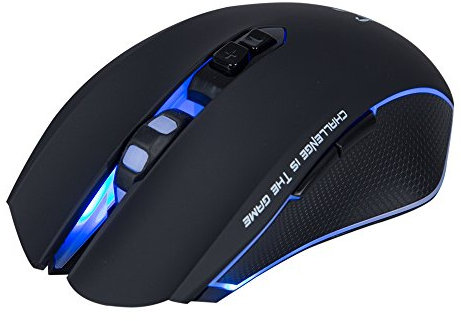 Stinger Woxter GX 280 M - Maus-Gaming-LED (einstellbare DPI Auflösung 800/1200/2400/3200, Polling Rate 500 Hz, Retroiluminado in 7 Termo Geschenk enthalten), PC-kompatibel / PS4, GM26-043, Black