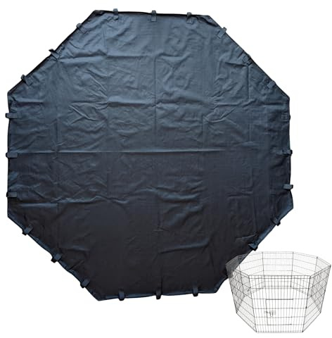 Heavy Duty Waterproof Base Liner Mat 8‑Side (Mat Only, Cage Not Included) – Fits 8‑Sided Large Pet Pens 65 cm Each Side – 600D Durable Universal by Speedwellstar