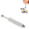 Schmuck Pinzette, Schmuckhalter Pick-up-Tool Diamant Edelsteine Prong Pinzette Catcher Grabber Pinzette gerade für Schmuckherstellung Werkzeug mit 4 Krallen zum Löten Schweißen(kurz)