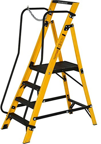 Youngman Fibreglass Megastep Platform Ladder 4 Tread