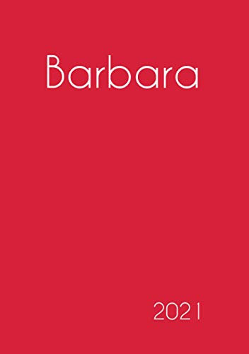 Barbara 2021: personalisierter Kalender - DIN A5 - eine Woche pro Doppelseite