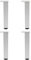ULIFESTAR 4 Pack Adjustable Furniture Legs, 300mm/12'' Silver Aluminum Alloy Support Feet Heavy Duty Replacement Legs for Sofa Bed Desk TV Cabinet Couch Coffee Table Sideboards Cupboard Dresser