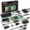 GeeekPi Raspberry Pi Zero 2 W Starter Kit with RPi Zero 2 W Aluminum Case,64GB SD Card Preloaded OS,QC3.0 Power Supply,20 Pin Header,Micro USB to OTG Adapter,HDMI Cable,Heatsink,ON/Off Switch Cable
