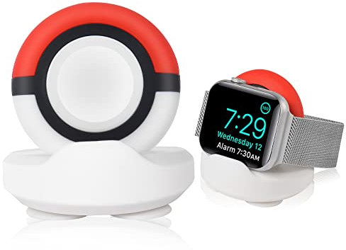 AXFEE Dockingstation für iWatch, Desktop-Halterung aus Silikon für iWatch und andere Smartwatches, Ladestation kompatibel mit iWatch SE/8/7/6/5/4/3/2/1 (kein Ladegerät)