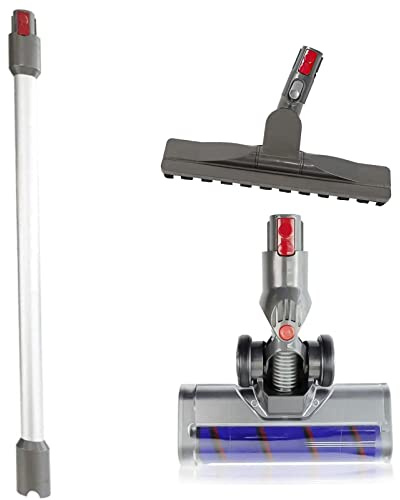 Maxorado Turbobürste + Rohr + Parkettdüse für Dyson V7 V8 V10 V11 V15 Zubehör Set Staubsaugerrohr Staubsauger Turbodüse