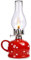 orion group Glasöllampe Erdöllampe Petroleumleuchte Petroleumlampe Öllampe Keramik 28,5 cm 530 ml
