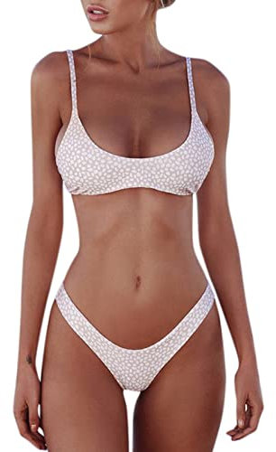 YOGALULU Bikini Set Damen Damen Swim Suit Triangel Bikini Micro Bikini Bikini Sexy Badehose Bade Hosen BadeanzüGe Swimsuit Bade AnzüGe Badeanzug Damen Bademode Damen BadeanzüGe Damen