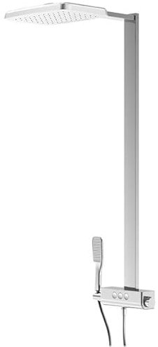 Steinberg Serie 390 Duschsystem, Thermostat, pushtronic, 3 Verbraucher, 2-strahlig, Easy-Clean, 3902743