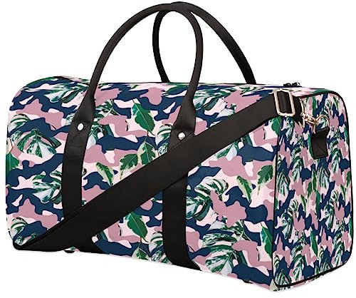 Camo Camouflage Reisetasche, Weekender Taschen für Frauen Reisen, Turnbeutel, Handgepäck Taschen für Flugzeuge, Duffle Bag für Männer Reisen, Weekender Tasche, Camouflage, Camouflage