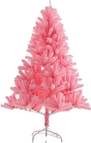 RajoNN Weihnachtsbaum Weihnachtsbaum Weihnachtsbaum Weihnachtskiefer Rosa Künstlicher Bleistift Faltbarer Innen- Und Außenständer Aus Metall Für Saisonale Feiertagsdekoration Für