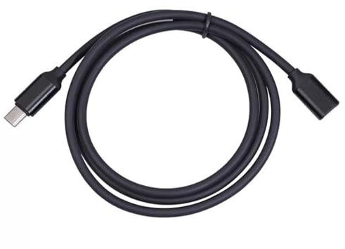 CHXINGCHEN USB C Extension Cable (50cm,20V/3A/60W), Type-C Laptop Power Extension Cord Compatible with Laptops, Tablets, and Mobile phones