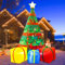 6FT Inflatable Christmas Trees Outdoor Decorations, Beinhome Giant Xmas Blow Ups with Built-in LED Lights,Tree Topper Star& Gift Boxes for Outdoor Yard Garden Party Patio Lawn Decorations Gifts