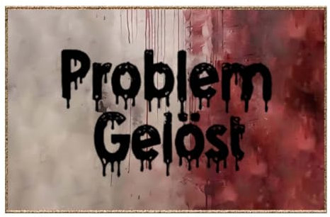 Halloween Deko Scary Blutig Fußmatte 2024 Problem Gelöst Spooky Schreckliches Blut Teppich Halloween Party Dekoration Drinnen Und Draußen Teppich