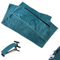 EVDZNA Sporthandtuch, 120 x 50 cm Fitness Handtuch, Sport Handtuch, Schnell Trocknendes Sporthandtuch, Fitnesshandtuch mit Reißverschlusstasche, Unisex, für Fitness, Training und Sport, Blaue