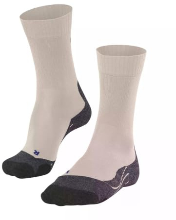 FALKE TK2 Explore Cool M So respirantes anti-ampoule épaisses 1 paire, Chaussettes de randonnée Homme, Beige Natural 4200, 39-41