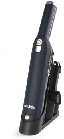 Beldray Nova Digital Handheld Vacuum Cleaner, Cordless 11.1V, HEPA | 100ml Easy-Empty Dust Container, Up To 40min Runtime, 4-5 Hour Recharge, Crevice-Brush Tool, Upholstery Tool, Charge Base