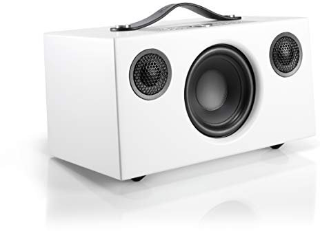 Altoparlante Portatile Multiroom - Cassa Wireless Stereo - La Tua Musica Come e Quando Vuoi - WiFi, Bluetooth - Apple Air Play, Spotify Connect - Audio Pro - Addon C5 - Bianco