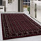 HomebyHome Vintage Orientalischer Teppich 300 x 400 cm - Kurzflor Orient Rot für Wohnzimmer, Esszimmer, Flur und Schlafzimmer - Groß Mit Oeko-TEX - Carpet Living Room