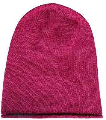 Cashmere Dreams Slouch-Beanie-Mütze mit Kaschmir - Hochwertige Strickmütze für Damen Mädchen Jungen - Hat - Unisex - One Size - warm und weich im Sommer Herbst und Winter Zwillingsherz