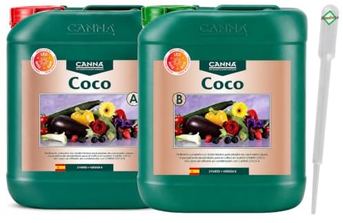 Weedness Canna Coco A&B 10 Liter - Hydrokultur Dünger Kokos Substrat Coco Grow Anbau Indoor Bewässerung