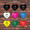 Personalised House Sign, Laser Cut, Custom Front Door Acrylic Number Plaque (15x15 Heart)