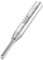 Trend CraftPro Straight Two Flute Router Cutter Bit, 1/4 Inch Shank, 4mm Cut Diameter & 16mm Cut Length, Tungsten Carbide Tipped, C002AX1/4TC