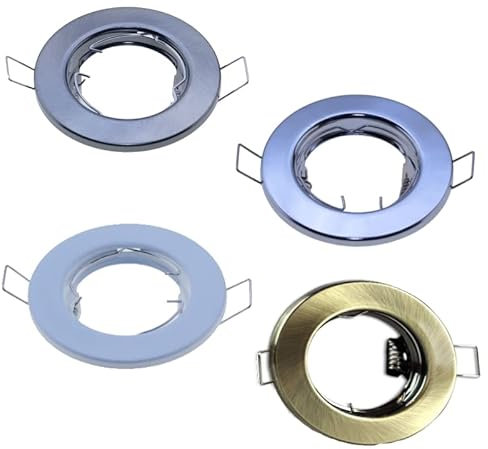 Einbaurahmen Deckenstrahler Einbaustrahler Einbauleuchte - MR16 Messing starr