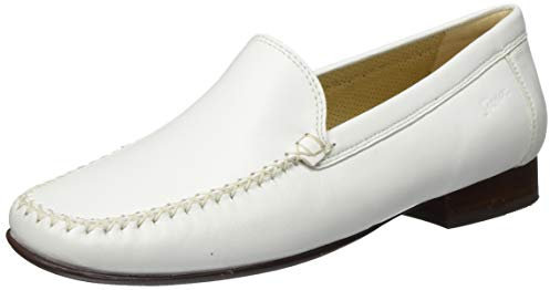 Sioux Damen Campina Mokassin, Weiß (Snow 001), 41 EU (7.5 UK)