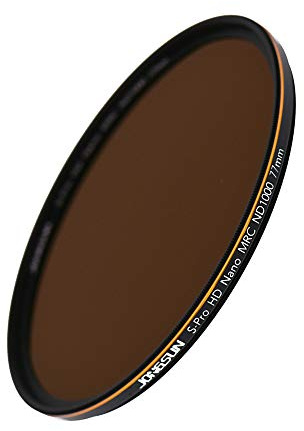 JONGSUN ND1000 77mm ND Filter, S-PRO HD Neutraldichtefilter 18-Schichten Mehrfachbeschichtung, Optisches Glas Schott B270, ND1000 (3.0) 10-Stop
