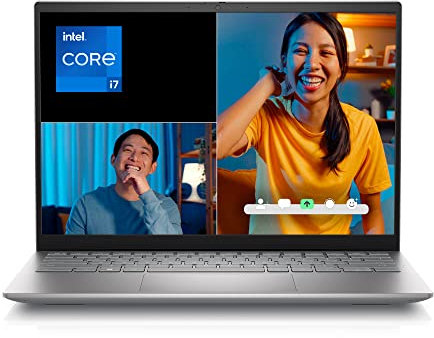 Dell Inspiron 14 5420 Intel Core i7-1255U Ordinateur portable 14 Full HD Platinum silver 16Go de RAM SSD 512Go Intel ADL-P P28 UMA Iris Graphics Win 11 Home plus Clavier AZERTY Français rétroéclairé