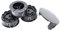 SWNKDG 3 Stücke Fadenspulen Rasentrimmer Faden Ersatzspulen ‎F016800570 und Rasentrimmer Spulenabdeckung für Bosch UniversalGrassCut 18V-26/18V-260/18 /18-26/18-260(6m, 1.6mm)