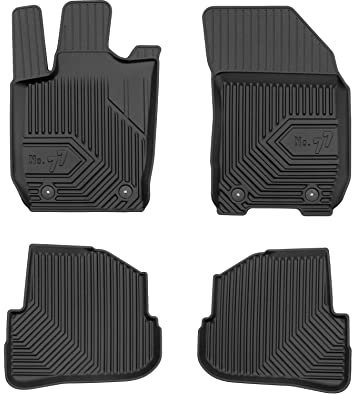 FROGUM No.77 Gummimatten Ganzjahresset von Auto Fußmatten Autofussmatten für Audi A1 Sportback 8X 2012-2014 | Langlebiges TPE Material