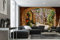 Vlies Fototapete GEWÖLBTE STRAßE IN DER TOSKANA 375 x 250 cm (inkl. Kleister) - Vlies Tapete, Wandtapete, Wandbilder - Tapete für Wohnzimmer Schlafzimmer, Büro, Küche - Montagefertig