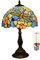 Uziqueif Tiffany Lamp, Schlafzimmer Lampen Nachttisch, Wohnzimmer Dekoration Vintage Tischlampe, 12 Zoll Tiffany Tischlampen