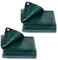 GZBtech Bâche imperméable et résistante aux intempéries avec œillets, bâche en polyéthylène pour table et chaises, enclos de poulet, bûches de bois, étang à poissons, bâche de piscine (3 x 4 m, vert)
