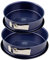 Dr. Oetker 9923050 2 moules à manqué, moule à manqué charnière 26 cm et 28 cm, moule à gâteau rond, moule à gâteau, moule a charnière, moule à gâteau, moule à charnière, Acier, Emaille, 26 et 28 cm