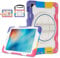 ROISKIN iPad 6th/5th Generation 9.7 Inch Case: Heavy Duty Rugged Cover for Air 2/Pro 9.7 2017/2018 with Screen Protector/Pencil Holder/360 Rotating Stand/Strap, Pink