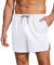 Weardear Herren Sport Shorts Kurze Hose Leicht Sporthose Schnell Trocknend Laufshorts mit Taschen Runningshorts Fitness Gym Trainingshose Workout Weiß S