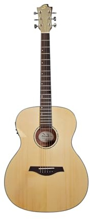 Sevinia Electro-Acoustic Guitar, Orchestra Style with Solid Spruce Top & Mahogany Back & Sides, 3-Band EQ, Tuner, Rosewood Fingerboard, Okoume Neck Padded Bag & Strap Included