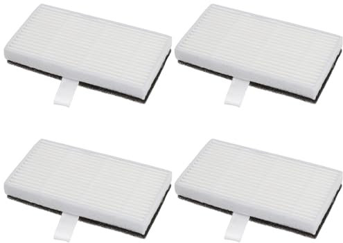 SG Store Lot de 4PCS Filtres d'aspirateur Compatible avec Conga 8290 Immortal 90x50x8mm Les Cartouches Filtrantes d'aspirateur pour La Maison l'hôtel et Le Bureau
