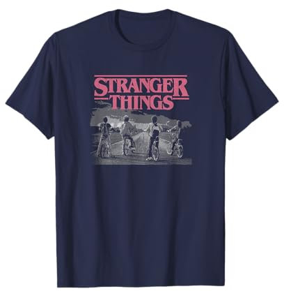 Stranger Things Poster Bike Scene T-Shirt