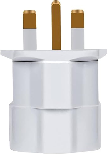 Adattatore da spina inglese a Schuko 13A, connessione sicura ed efficiente per elettrodomestici, ideale per viaggi e uso domestico.
