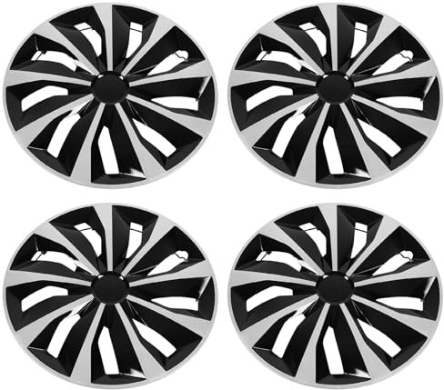 CHICIRIS 17 Zoll Rad Hub Cap, Silber -Schnappschreiber für A3, Fokus, 308, C4, V40, Silverado 1500, Frontier, Express Cargo